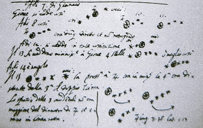 Galileo's notes