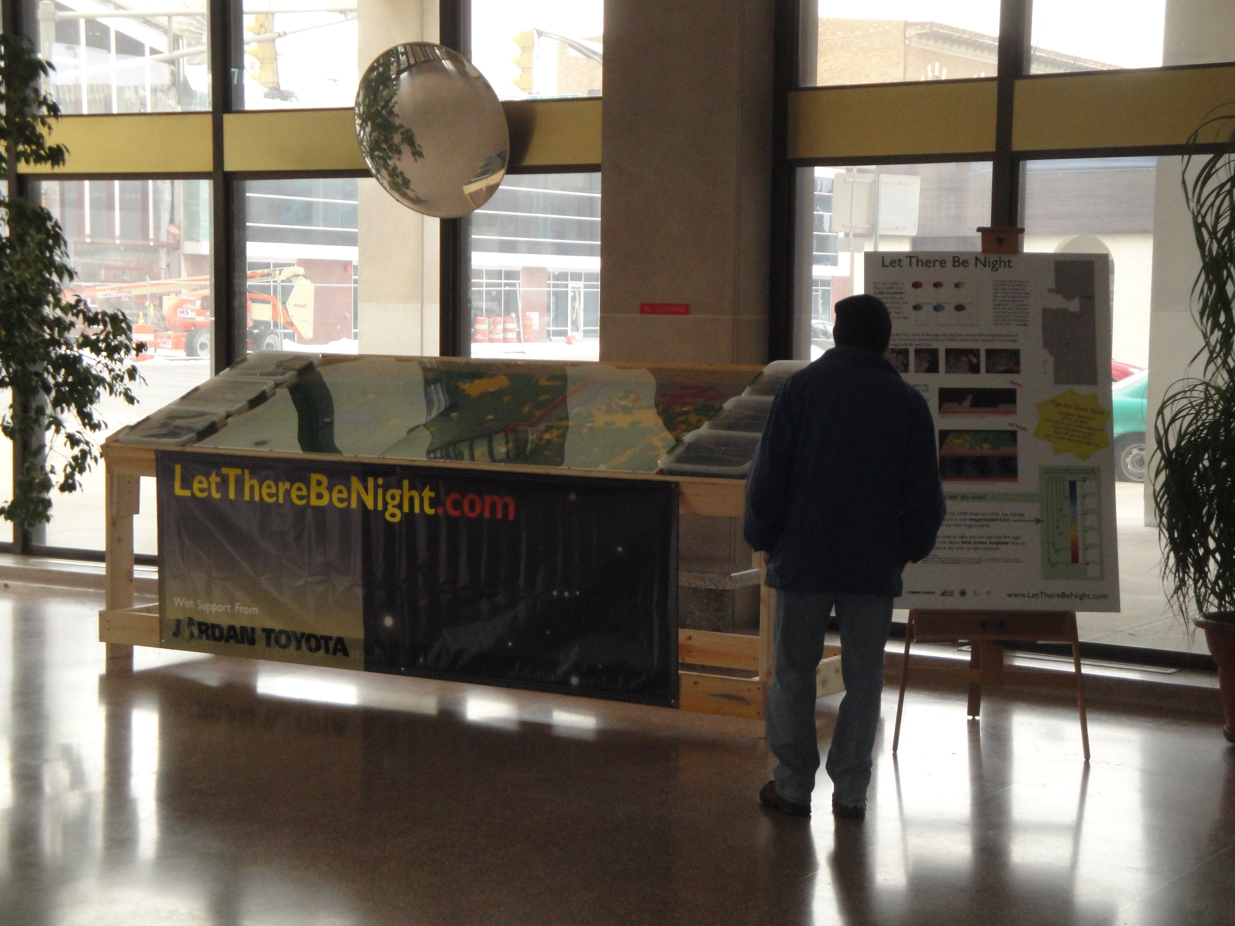 LTBN model display at County-City Bldg. in South Bend