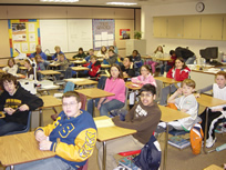 Student Team in classroom