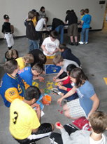 Building LEGO model-assembly line